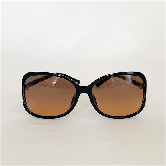 COACH Evita Oversized Sunglasses 59.15.135 PreOwned - Picture 1 of 8